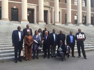 Walking around Harvard with the ministers of health