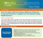 How Are India’s Districts Doing on Maternal, Infant and Young Child Nutrition? Insights from the National Family Health Survey-4