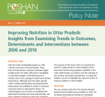Improving Nutrition in Uttar Pradesh: Insights from Examining Trends in Outcomes, Determinants and Interventions between 2006 and 2016