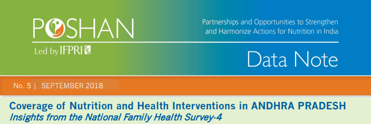Coverage of Nutrition and Health Interventions in ANDHRA PRADESH: Insights from the National Family Health Survey-4